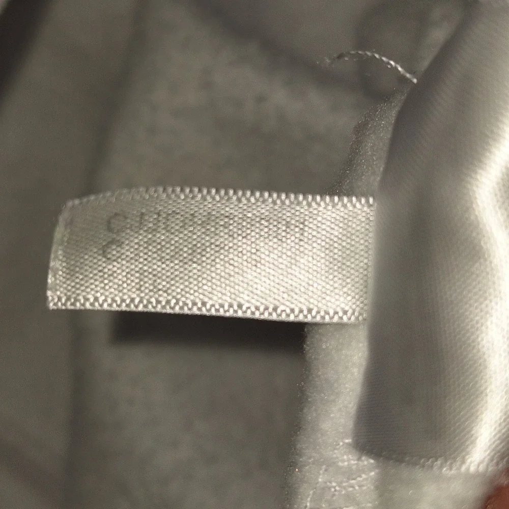 Calvin Klein Jeans Womens 2X White Sequin Logo Hoodie Pullover Sweatshirt